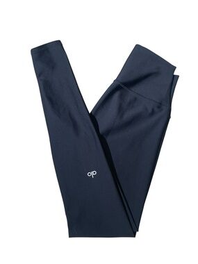 Alo Yoga Airlift High Rise Black Leggings FULL LENGTH Pants Sz XS 28" inseam
